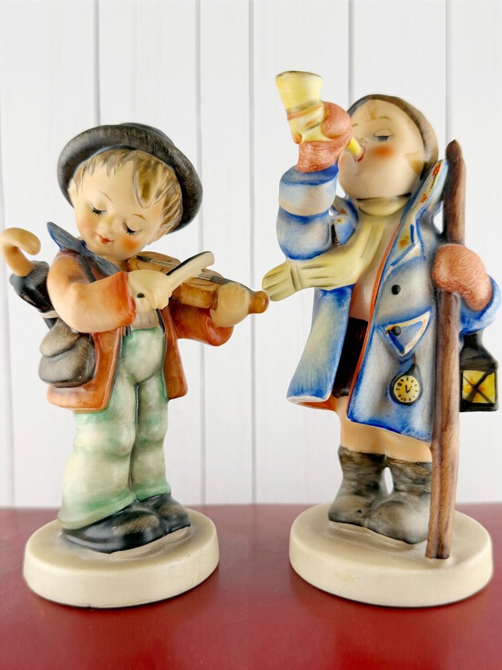 Vintage Goebel Hummel TMK-3 Set: Hear Ye, Hear Ye & Little Fiddler